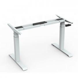 3-Stage Dual Motor Height Adjustable Desk Frame A203W-2 (Square Column)