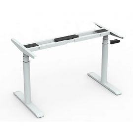 3-Stage Dual Motor Height Adjustable Desk Frame A303W-2 (Round Column)